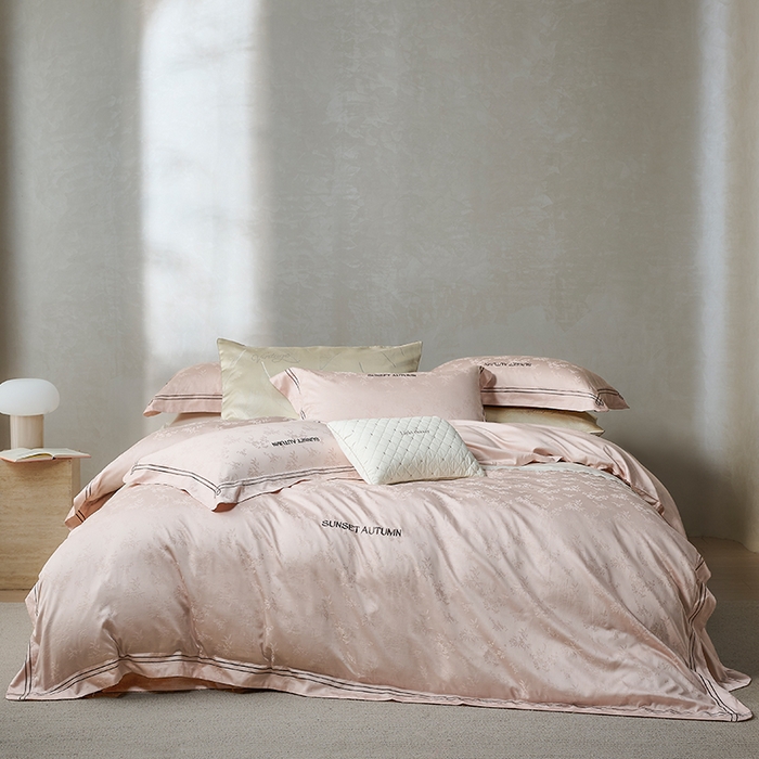 91家纺网 家纺一手货源 找家纺 （总）诗黛尔 2026春夏新款云朵棉梦屿花田系列四件套