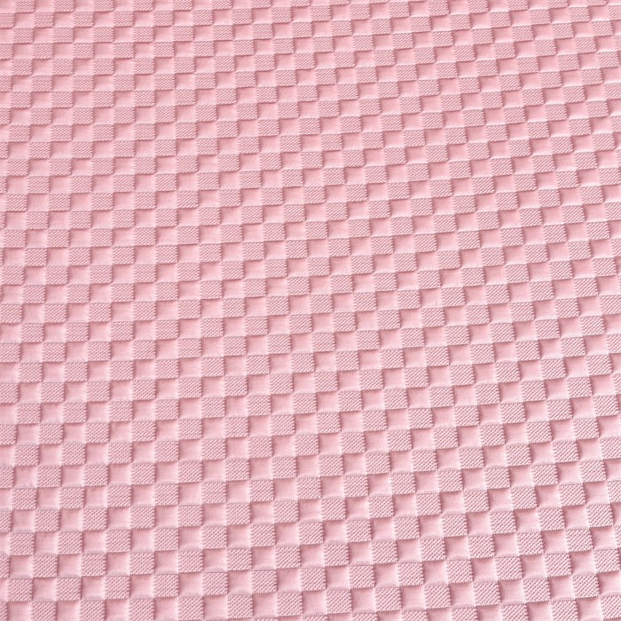 91家纺网 家纺一手货源 找家纺 雯豆家纺 2026新款A类PE凉席三件套冰豆豆席A类纯色凉豆豆席子可水洗空调软席 方格款-玛莎粉