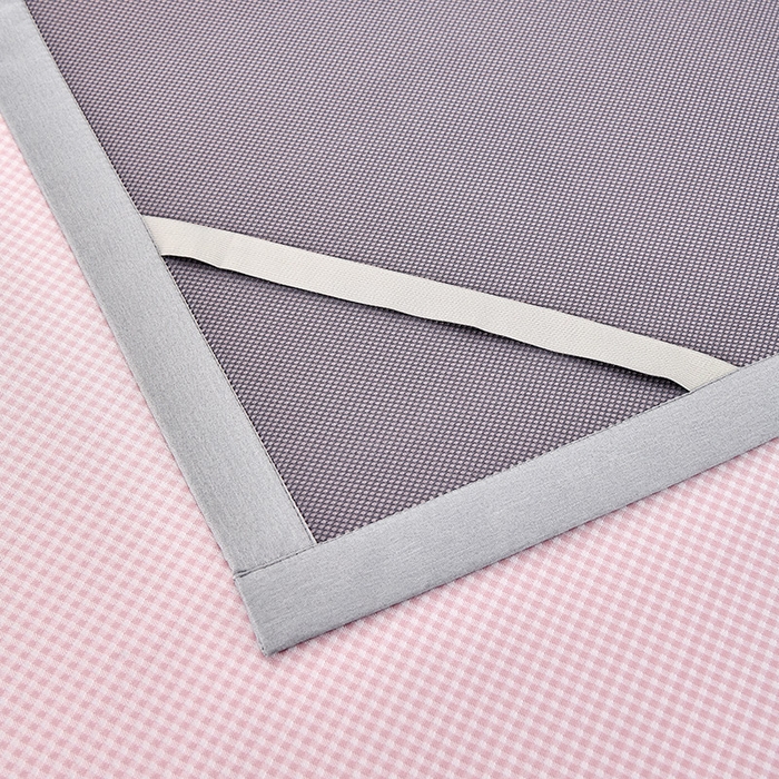 91家纺网 家纺一手货源 找家纺 小牛席业 2026新款【实拍风格】双PE高凉感-韩版小熊提花冰丝席凉席竹席藤席冰藤席乳胶席豆豆席 粉色