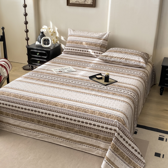 91家纺网 家纺一手货源 找家纺 （总）源舍家纺 2026新款全棉纯棉老粗布单床单床单单件