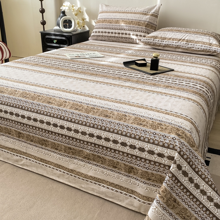 91家纺网 家纺一手货源 找家纺 （总）源舍家纺 2026新款全棉纯棉老粗布单床单床单单件