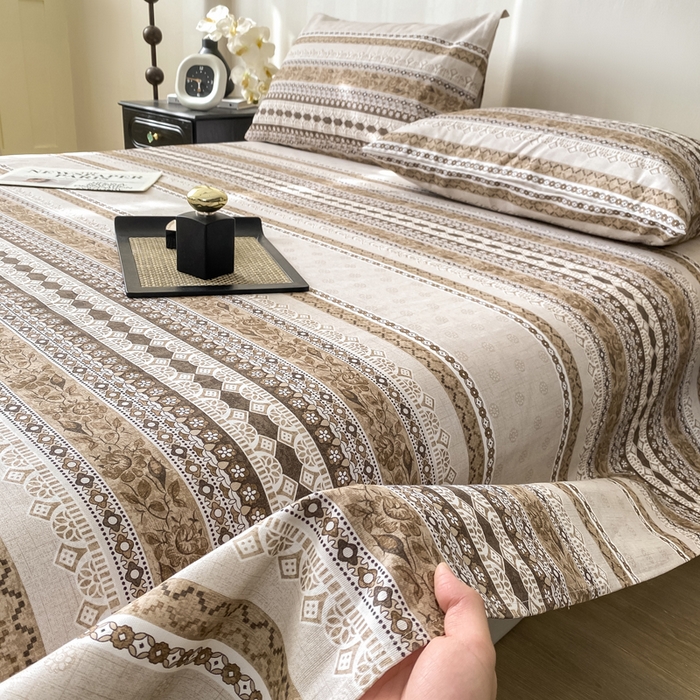 91家纺网 家纺一手货源 找家纺 （总）源舍家纺 2026新款全棉纯棉老粗布单床单床单单件