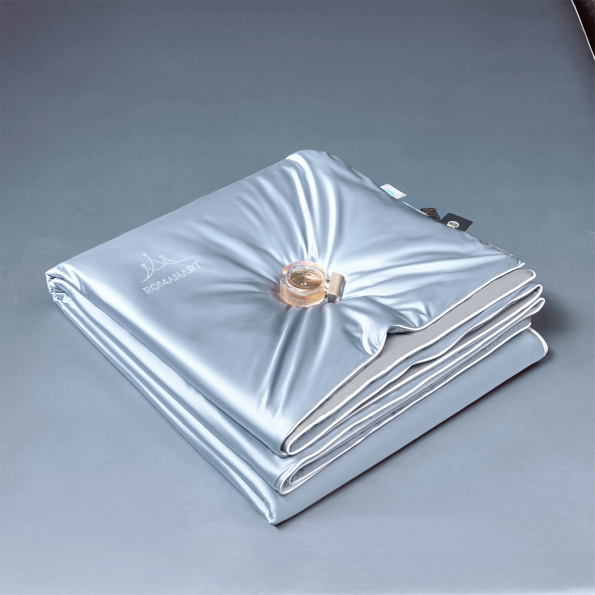 91家纺网 家纺一手货源 找家纺 鸣升家纺 2026新款100%蚕丝夏凉被可水洗柞蚕丝夏被被子被芯蚕丝被空调被蚕丝夏被桑蚕丝被 浅蓝色