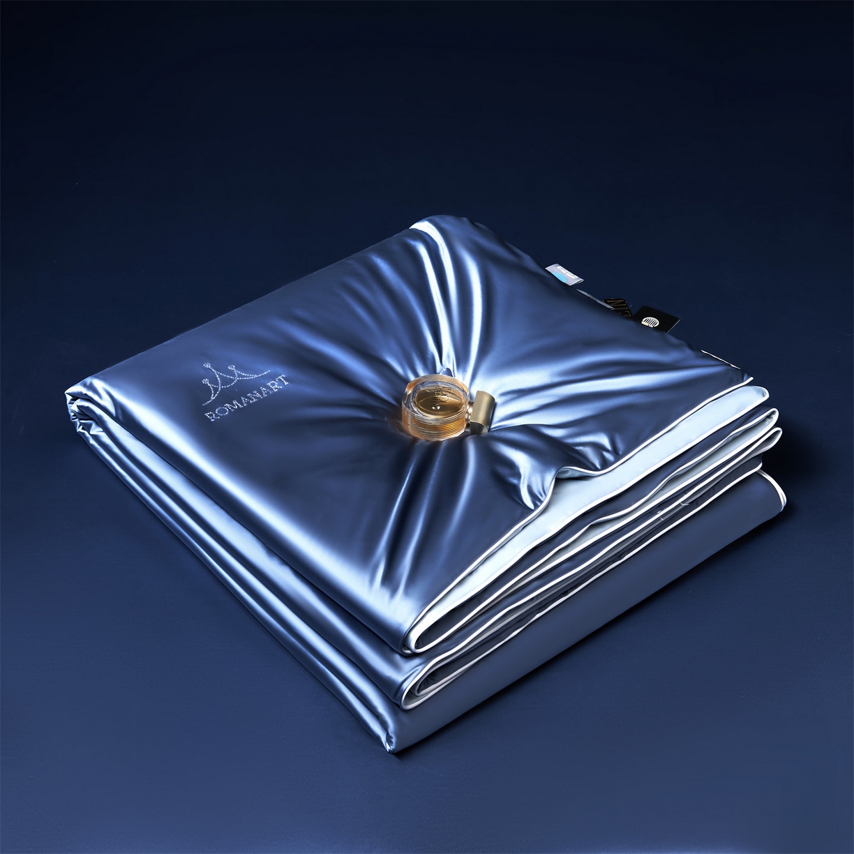 91家纺网 家纺一手货源 找家纺 鸣升家纺 2026新款100%蚕丝夏凉被可水洗柞蚕丝夏被被子被芯蚕丝被空调被蚕丝夏被桑蚕丝被 蓝色