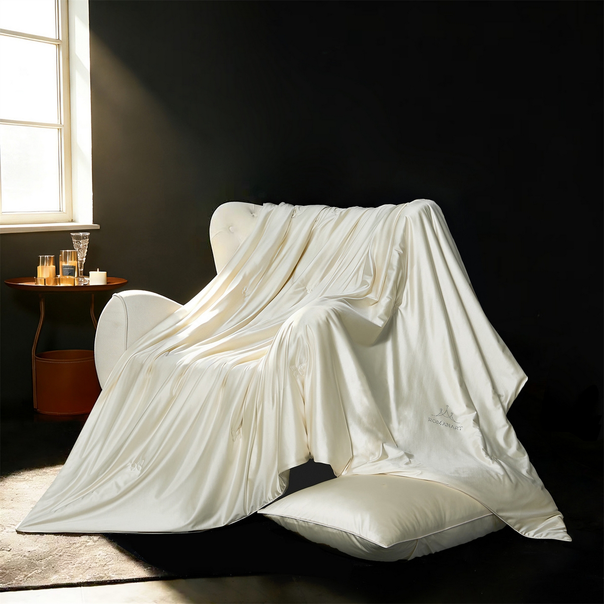 91家纺网 家纺一手货源 找家纺 鸣升家纺 2026新款100%蚕丝夏凉被可水洗柞蚕丝夏被被子被芯蚕丝被空调被蚕丝夏被桑蚕丝被 香槟