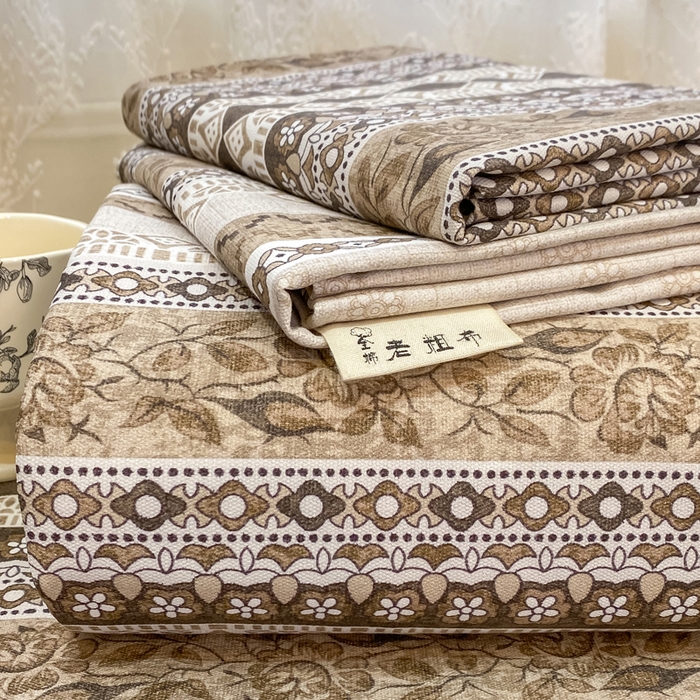 91家纺网 家纺一手货源 找家纺 （总）源舍家纺 2026新款全棉纯棉老粗布单床单床单单件