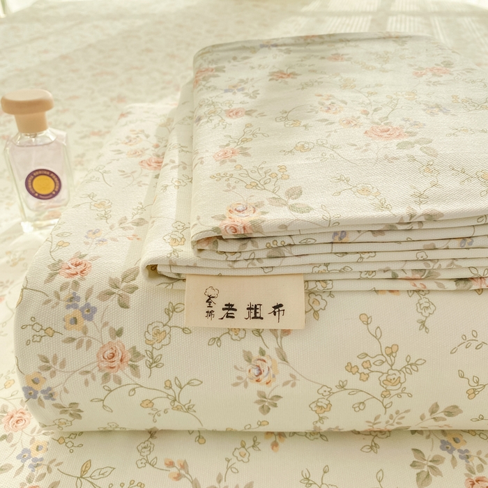 91家纺网 家纺一手货源 找家纺 （总）源舍家纺 2026新款全棉纯棉老粗布单床单床单单件