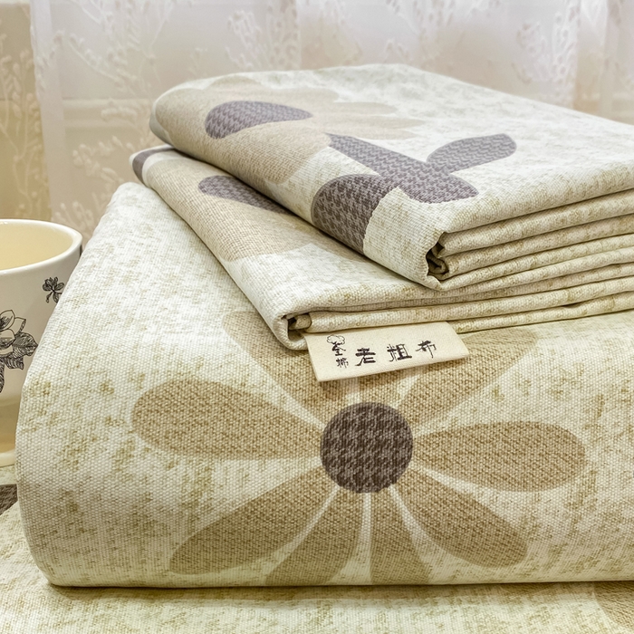 91家纺网 家纺一手货源 找家纺 （总）源舍家纺 2026新款全棉纯棉老粗布单床单床单单件