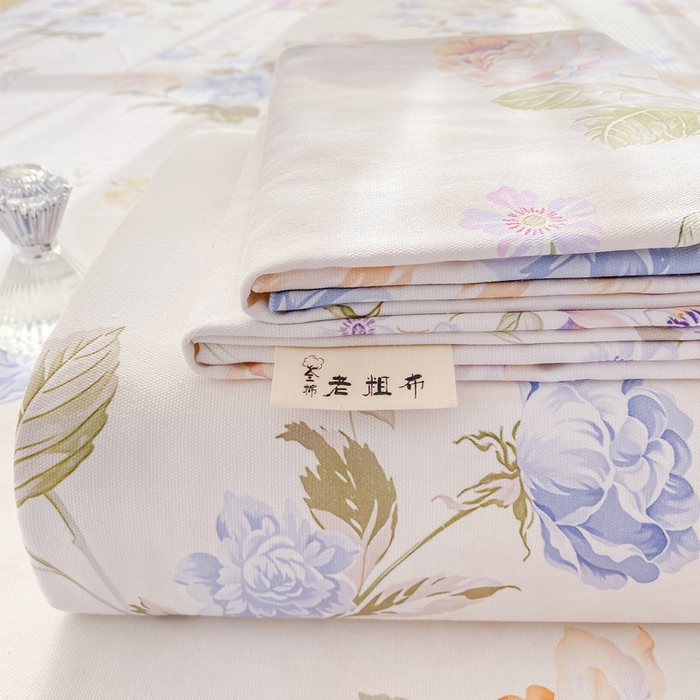 91家纺网 家纺一手货源 找家纺 （总）源舍家纺 2026新款全棉纯棉老粗布单床单床单单件