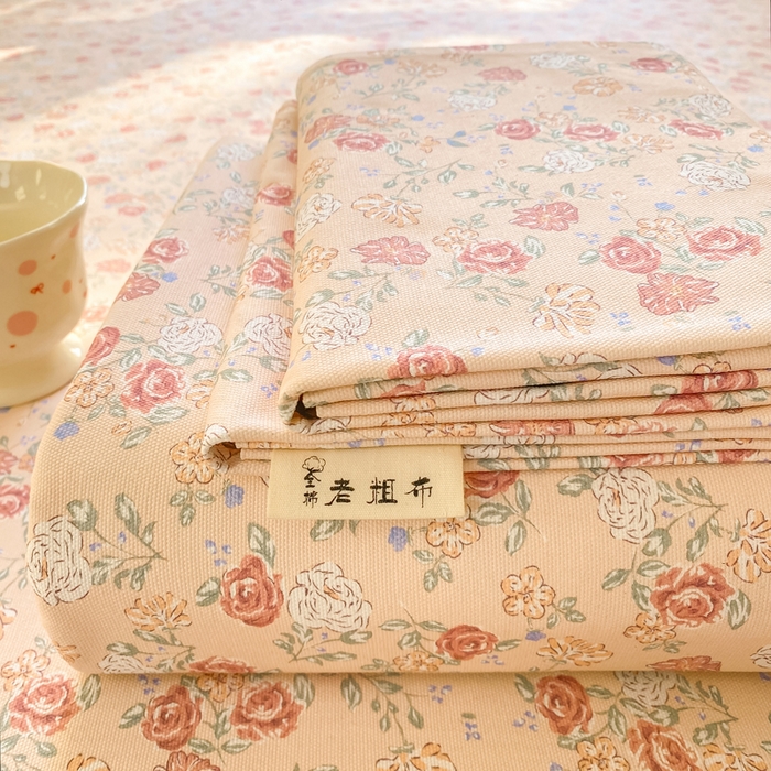 91家纺网 家纺一手货源 找家纺 （总）源舍家纺 2026新款全棉纯棉老粗布单床单床单单件