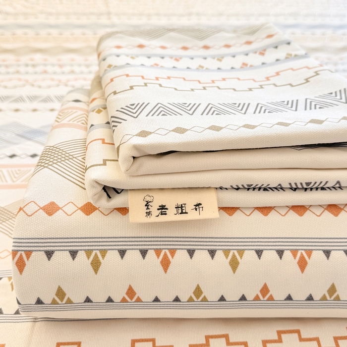 91家纺网 家纺一手货源 找家纺 （总）源舍家纺 2026新款全棉纯棉老粗布单床单床单单件