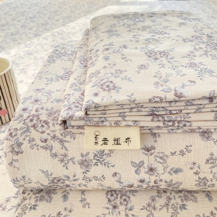91家纺网 家纺一手货源 找家纺 （总）源舍家纺 2026新款全棉纯棉老粗布单床单床单单件