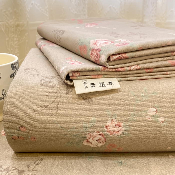 91家纺网 家纺一手货源 找家纺 （总）源舍家纺 2026新款全棉纯棉老粗布单床单床单单件