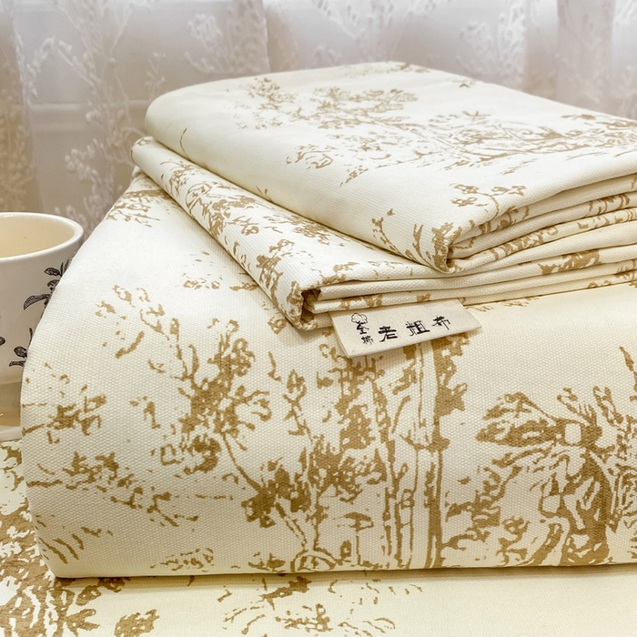 91家纺网 家纺一手货源 找家纺 （总）源舍家纺 2026新款全棉纯棉老粗布单床单床单单件