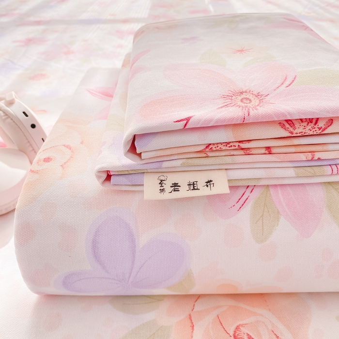 91家纺网 家纺一手货源 找家纺 （总）源舍家纺 2026新款全棉纯棉老粗布单床单床单单件