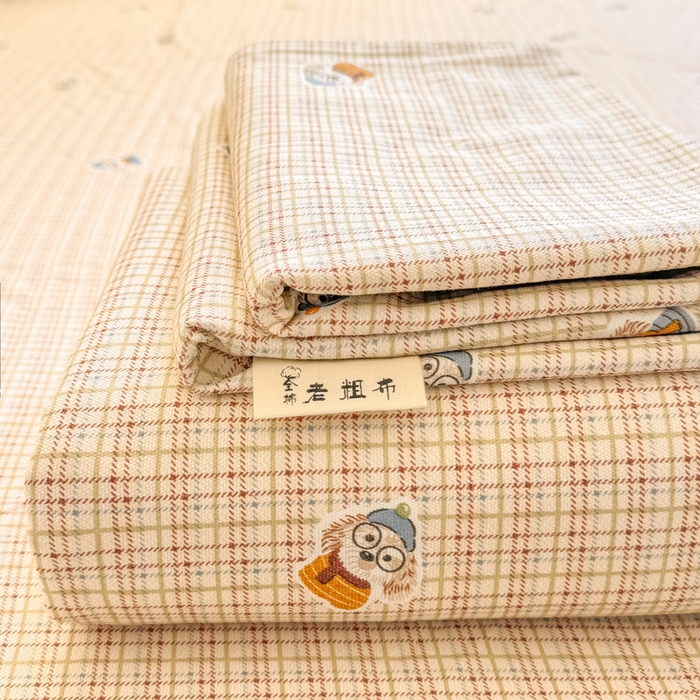 91家纺网 家纺一手货源 找家纺 （总）源舍家纺 2026新款全棉纯棉老粗布单床单床单单件