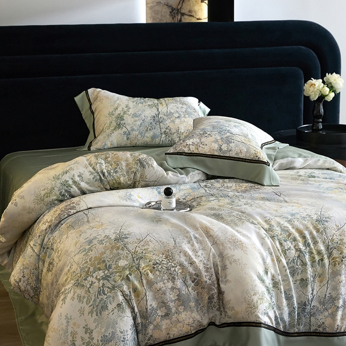 91家纺网 家纺一手货源 找家纺 （总）慕梵家居 2026新款60支100%莱赛尔天丝四件套