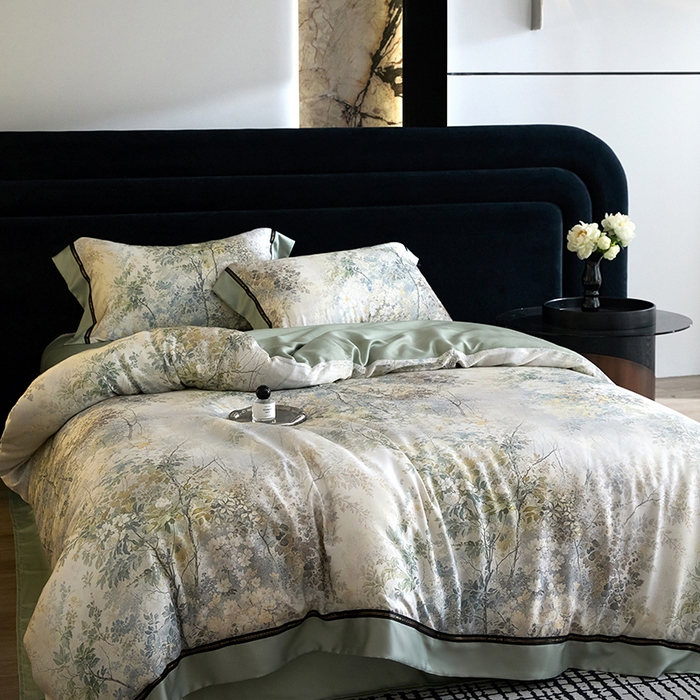 91家纺网 家纺一手货源 找家纺 （总）慕梵家居 2026新款60支100%莱赛尔天丝四件套