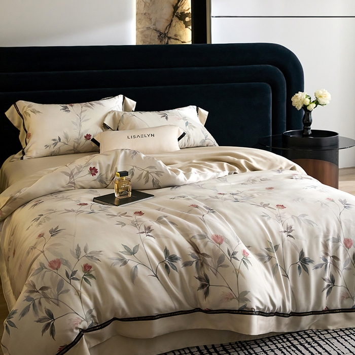 91家纺网 家纺一手货源 找家纺 （总）慕梵家居 2026新款60支100%莱赛尔天丝四件套