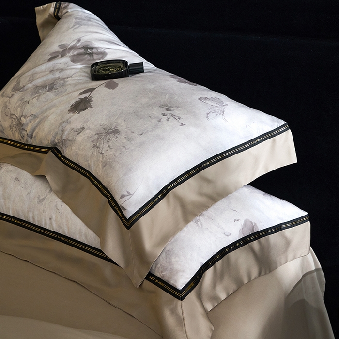 91家纺网 家纺一手货源 找家纺 慕梵家居 2026新款60支100%莱赛尔天丝四件套 陶然