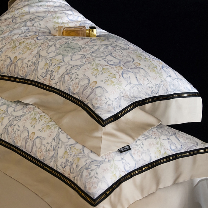 91家纺网 家纺一手货源 找家纺 慕梵家居 2026新款60支100%莱赛尔天丝四件套 山月玲