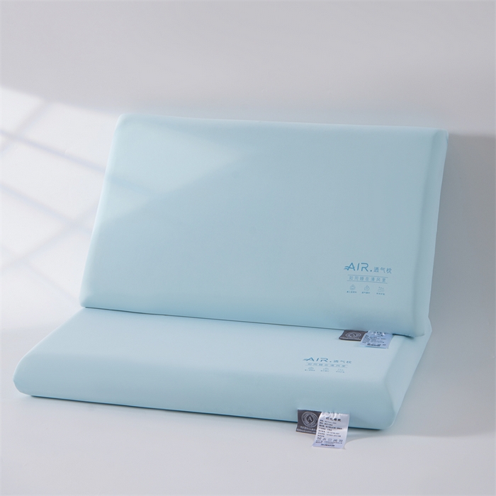91家纺网 家纺一手货源 找家纺 云梦枕居 2026新款两色记忆枕芯 记忆棉枕芯枕头 成人太空记忆 儿童记忆枕 低枕 air慢回弹枕芯 蓝色