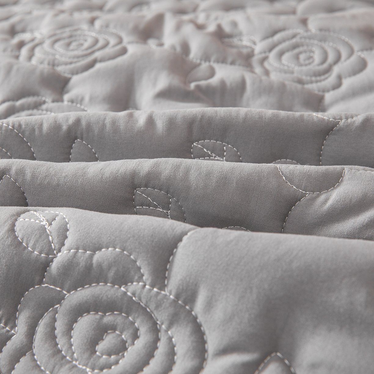 91家纺网 家纺一手货源 找家纺 柔品 2026新款牛奶棉蚕蛹蛋白夹棉单床笠 床笠单件-玫瑰伊人 玫瑰伊人 深灰