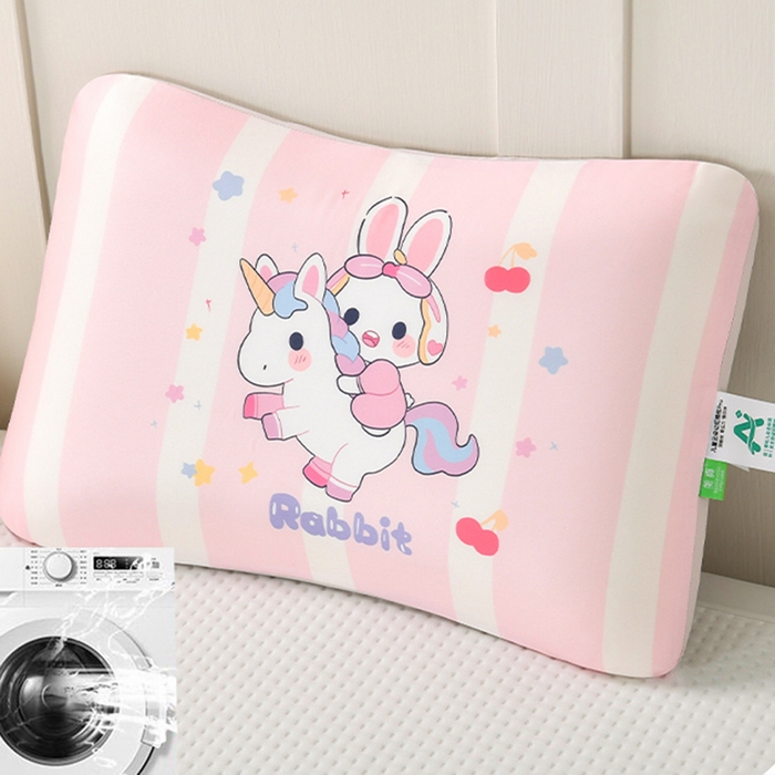 91家纺网 家纺一手货源 找家纺 （总）云梦枕居 2026新款记忆慢回弹卡通带内衬可拆卸学生儿童枕枕头枕芯