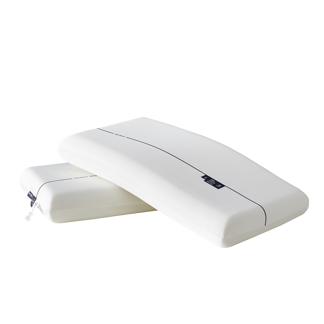 91家纺网 家纺一手货源 找家纺 云梦枕居 2026新款零压助眠深睡慢回弹记忆枕头枕芯 酒店面包枕云朵枕 白色