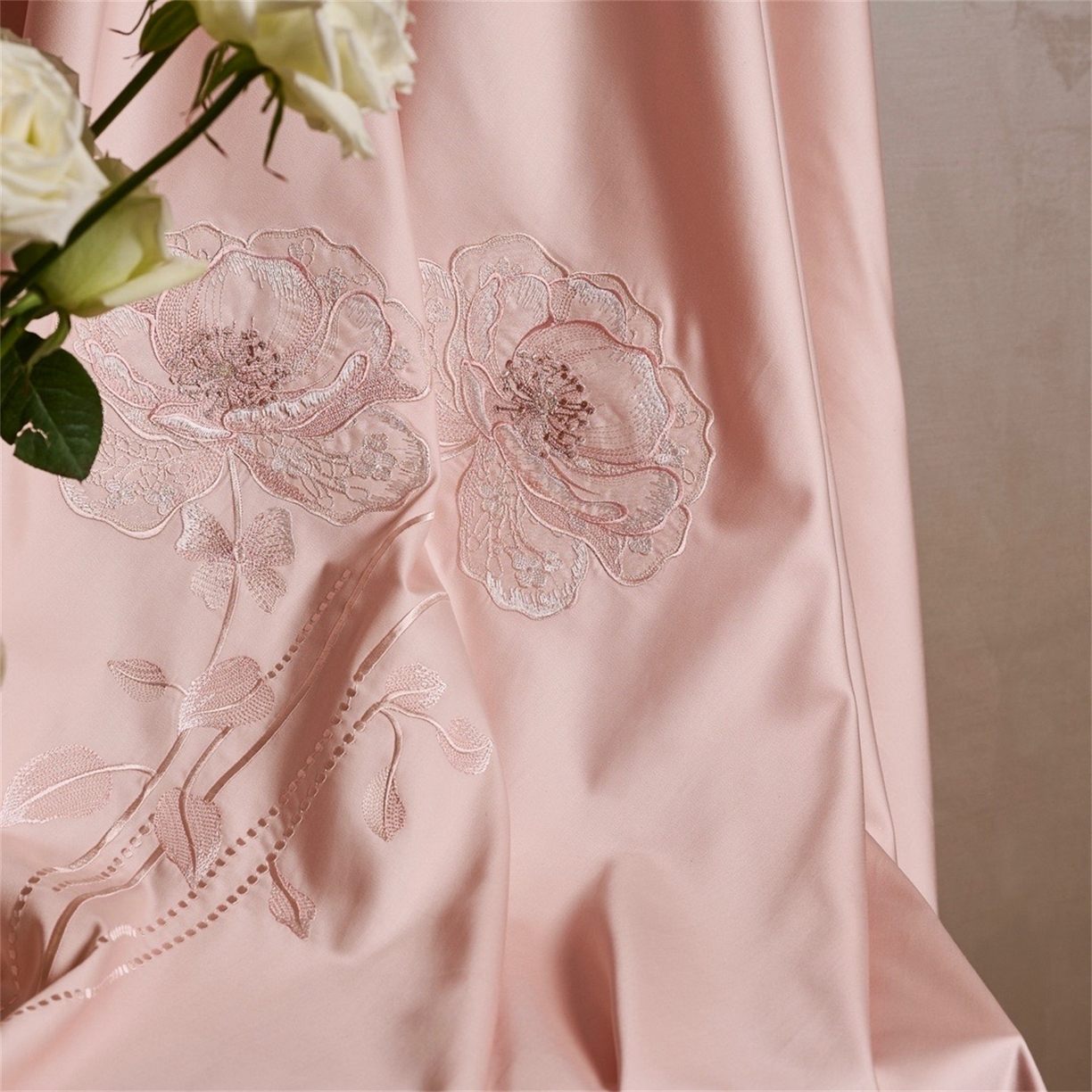 91家纺网 家纺一手货源 找家纺 （总）玖玖爱家纺 2026新款奢织轻云柔棉长绒棉四件套-月下繁花