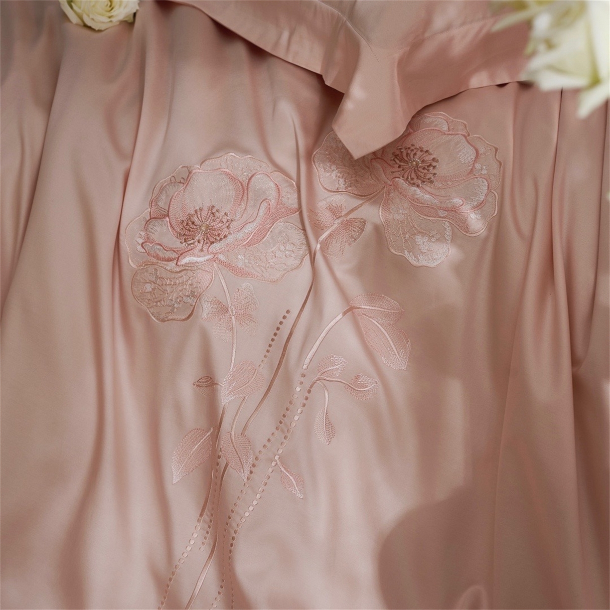 91家纺网 家纺一手货源 找家纺 （总）玖玖爱家纺 2026新款奢织轻云柔棉长绒棉四件套-月下繁花