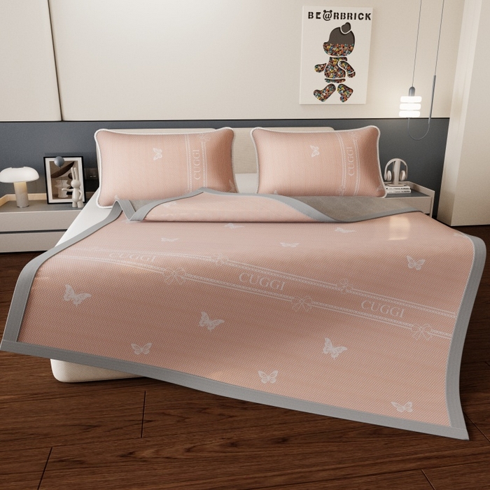 91家纺网 家纺一手货源 找家纺 （总）福来临家纺 2026新款印花冰丝席席子凉席-床席款床笠款