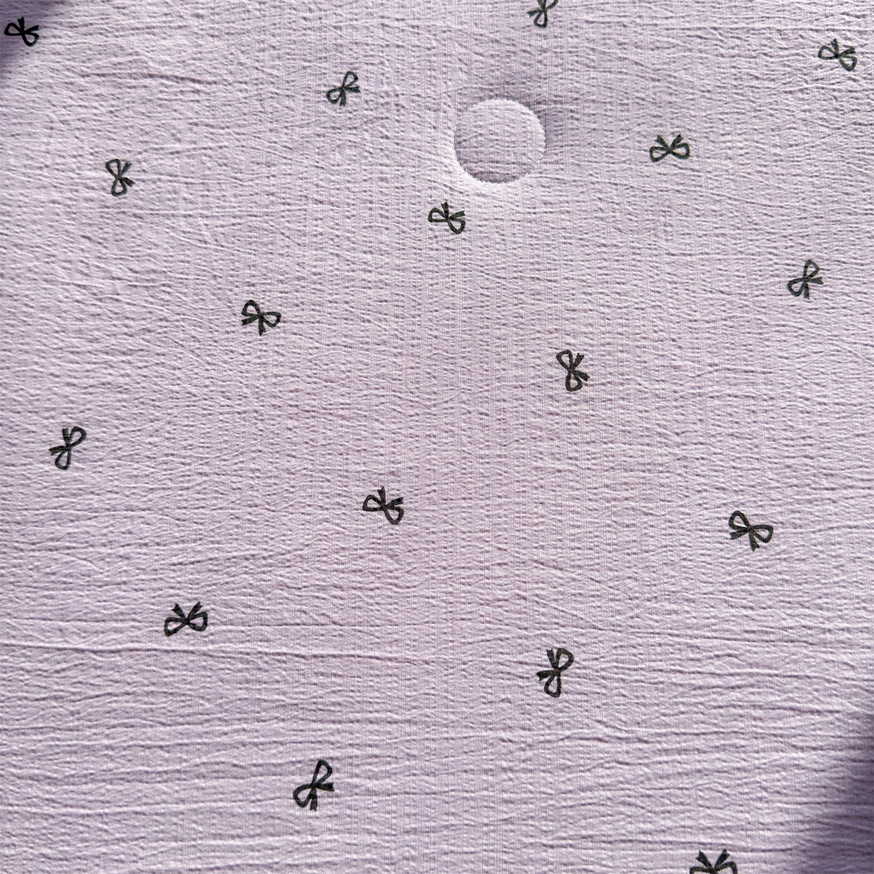 91家纺网 家纺一手货源 找家纺 晓时候 2026新款A类云感双层纱夏被棉花被小清新印花夏凉被空调被 蝴蝶结-紫