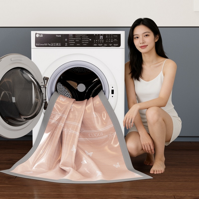 91家纺网 家纺一手货源 找家纺 福来临家纺 2026新款印花冰丝席席子凉席-床席款床笠款 蝴蝶粉-床席款