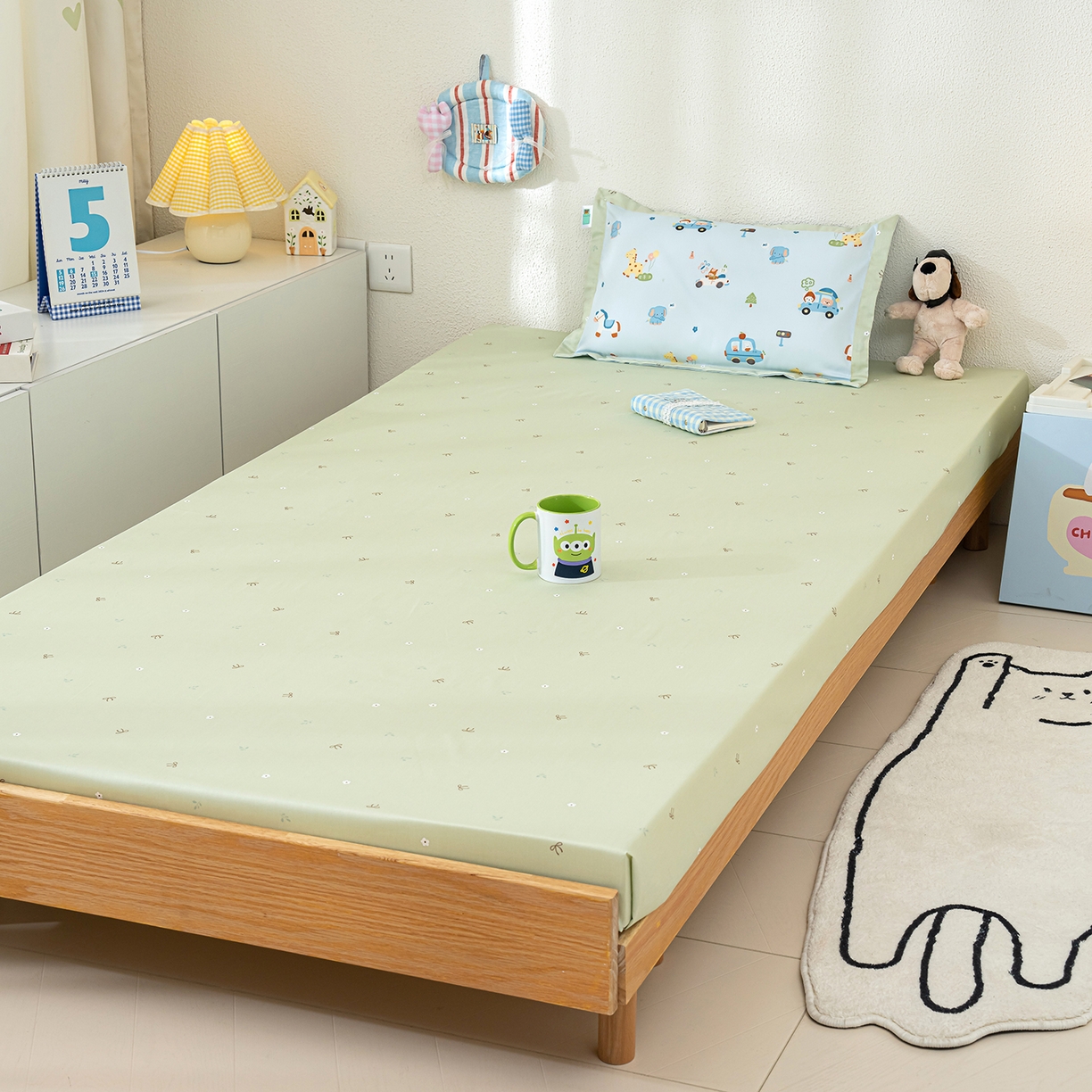 91家纺网 家纺一手货源 找家纺 良佐生活 2026新款A类60支全棉贡缎长绒棉单件被套 假日旅行