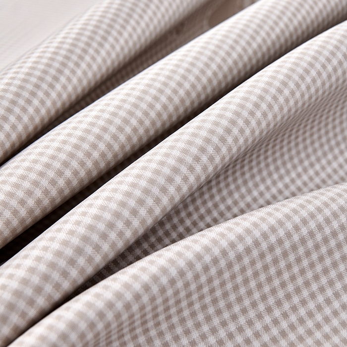 91家纺网 家纺一手货源 找家纺 小牛席业 2026新款【实拍风格】双PE高凉感-韩版小熊提花冰丝席（床笠款）凉席竹席藤席冰藤席乳胶席豆豆席 香槟