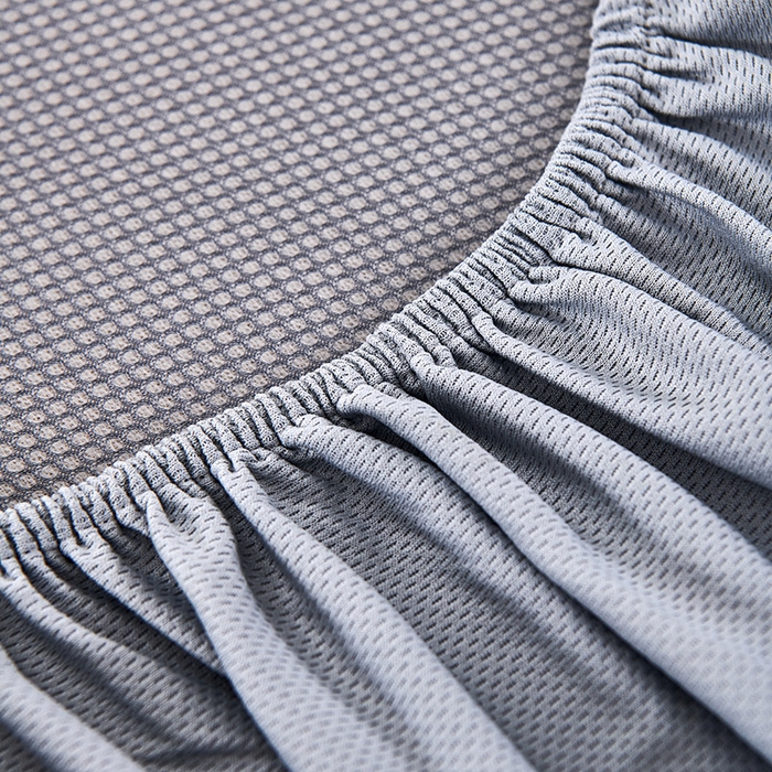 91家纺网 家纺一手货源 找家纺 小牛席业 2026新款【实拍风格】双PE高凉感-韩版小熊提花冰丝席（床笠款）凉席竹席藤席冰藤席乳胶席豆豆席 香槟