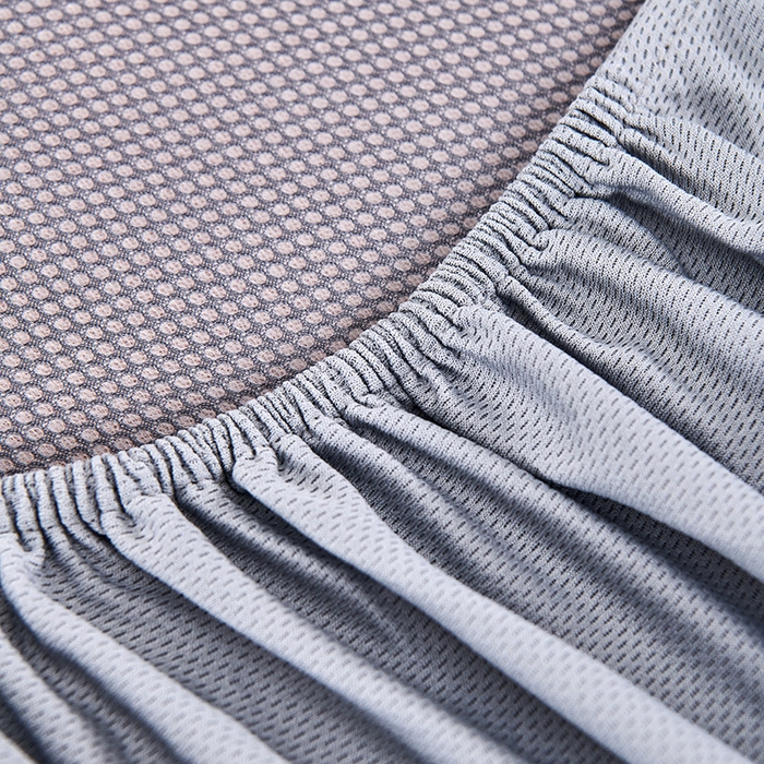 91家纺网 家纺一手货源 找家纺 小牛席业 2026新款【实拍风格】双PE高凉感-韩版小熊提花冰丝席（床笠款）凉席竹席藤席冰藤席乳胶席豆豆席 粉色