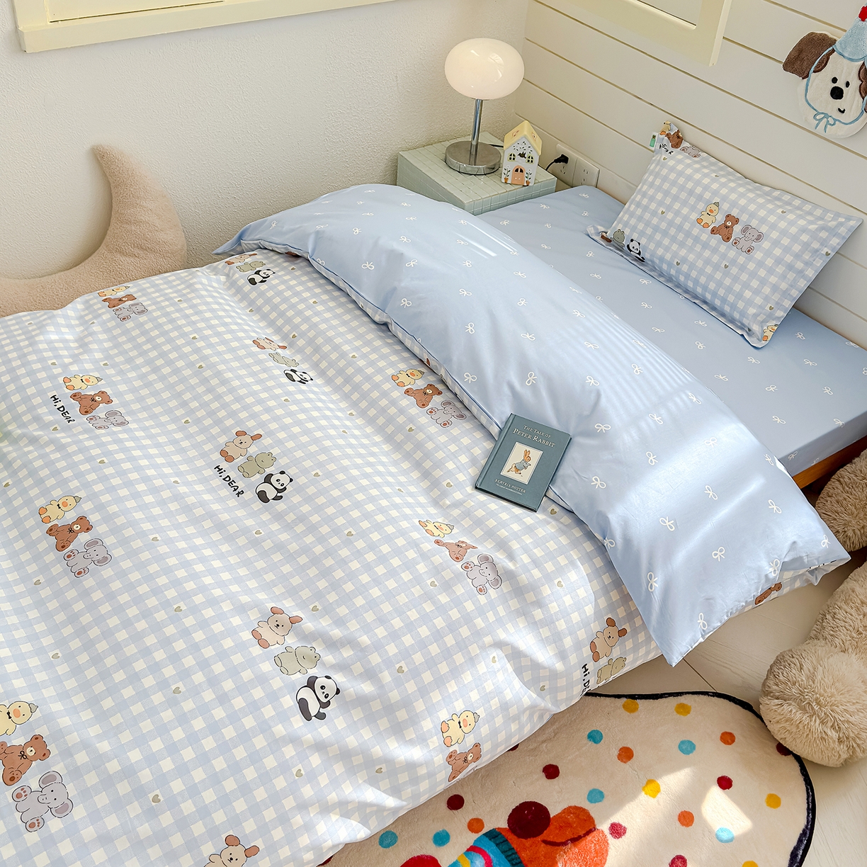 91家纺网 家纺一手货源 找家纺 （总）良佐生活 2026新款铂金全棉儿童卡通单件被套单品被罩纯棉学生被套