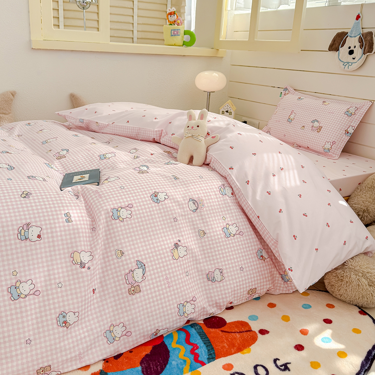 91家纺网 家纺一手货源 找家纺 （总）良佐生活 2026新款铂金全棉儿童卡通单件被套单品被罩纯棉学生被套