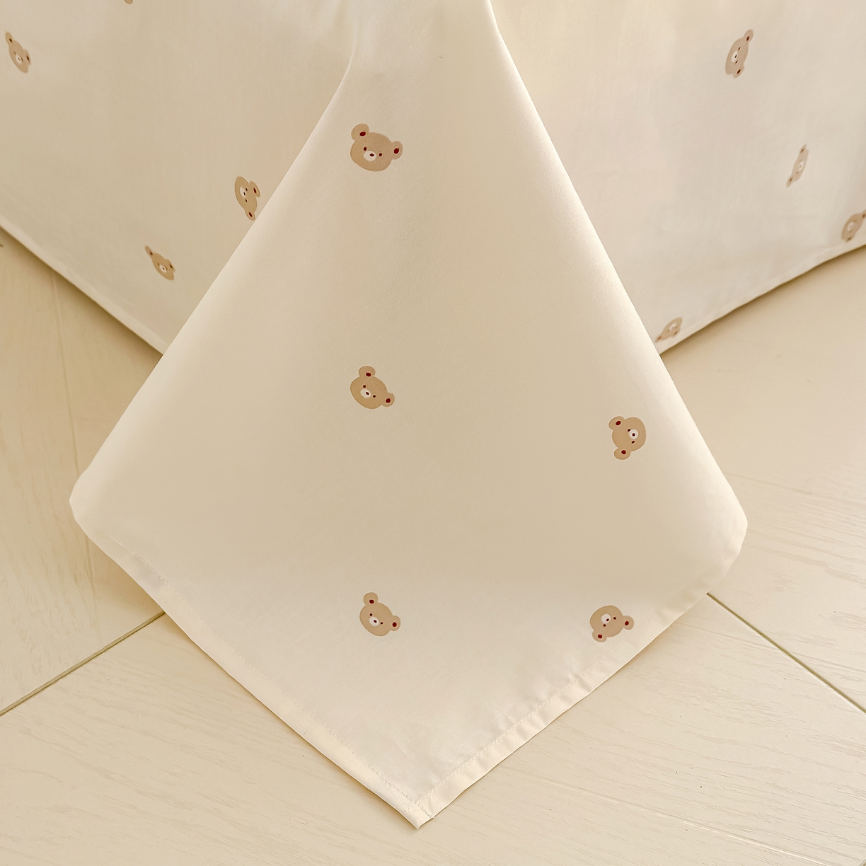 91家纺网 家纺一手货源 找家纺 良佐生活 2026新款铂金全棉卡通单件被套 调皮象