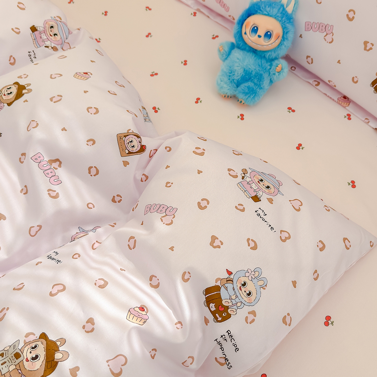 91家纺网 家纺一手货源 找家纺 良佐生活 2026新款铂金全棉卡通单件被套 布布