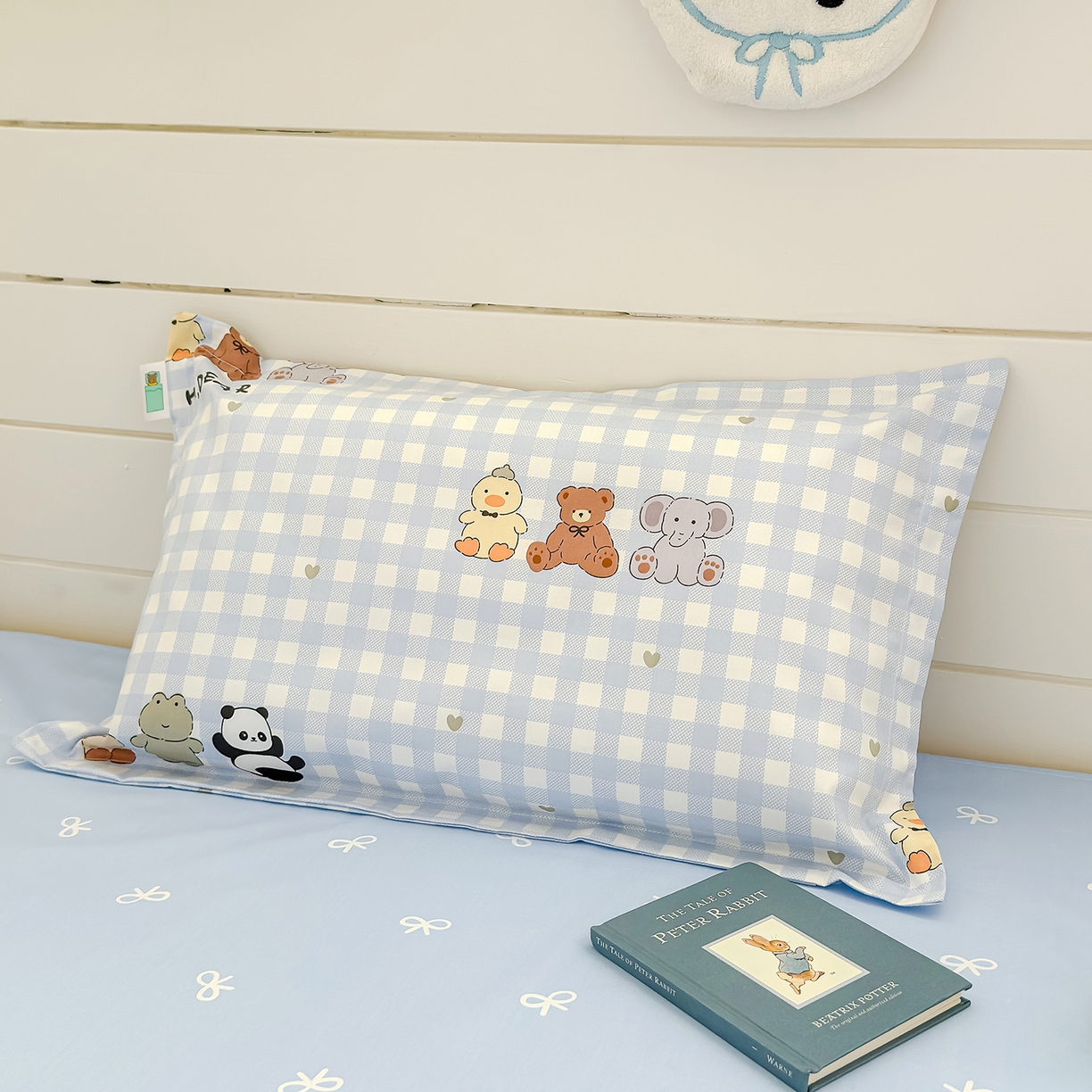 91家纺网 家纺一手货源 找家纺 良佐生活 2026新款铂金全棉卡通单件被套 福宝