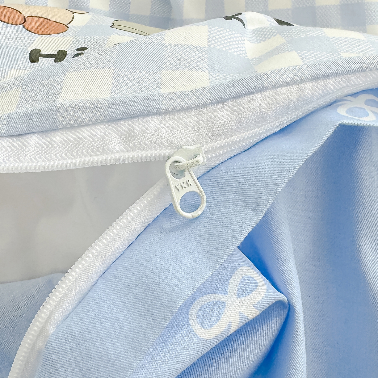 91家纺网 家纺一手货源 找家纺 良佐生活 2026新款铂金全棉卡通单件被套 福宝