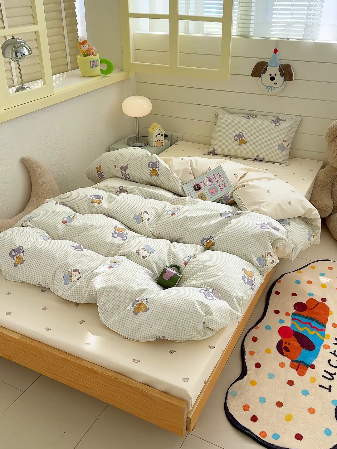 91家纺网 家纺一手货源 找家纺 （总）良佐生活 2026新款铂金全棉儿童卡通单件被套单品被罩纯棉学生被套