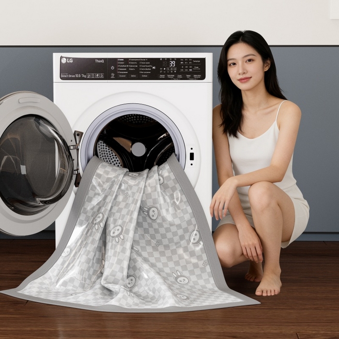 91家纺网 家纺一手货源 找家纺 福来临家纺 2026新款印花冰丝席席子凉席-床席款床笠款 拉布布灰-床席款