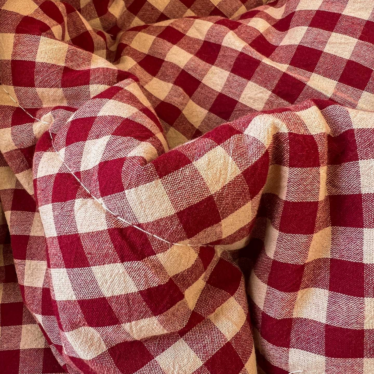 91家纺网 家纺一手货源 找家纺 （总）番茄+ 2026春夏新款色织全棉纯棉水洗棉毛巾绣抱枕被