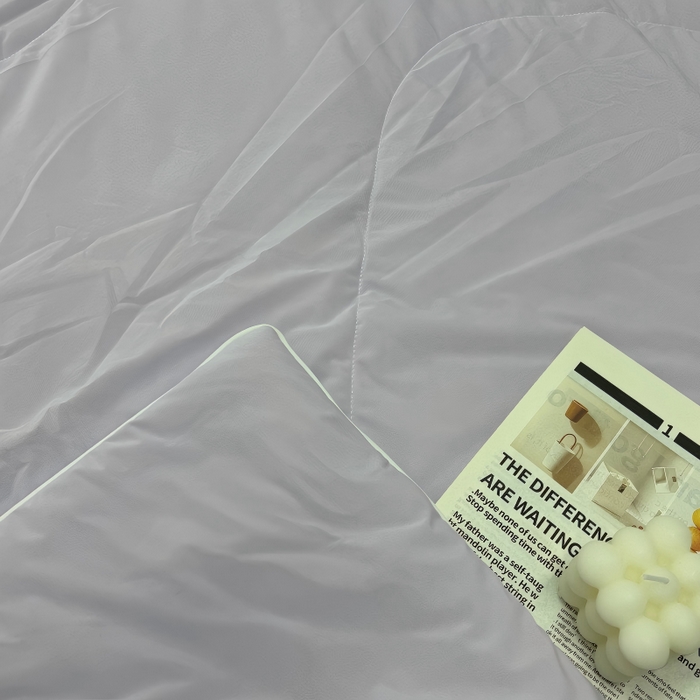 91家纺网 家纺一手货源 找家纺 申龙家纺  2026新款仿锦氨凉感丝夏凉被 木檀紫