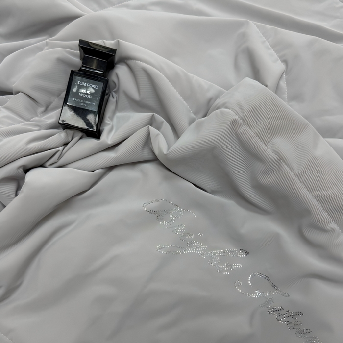 91家纺网 家纺一手货源 找家纺 申龙家纺  2026新款仿锦氨凉感丝夏凉被 浅灰