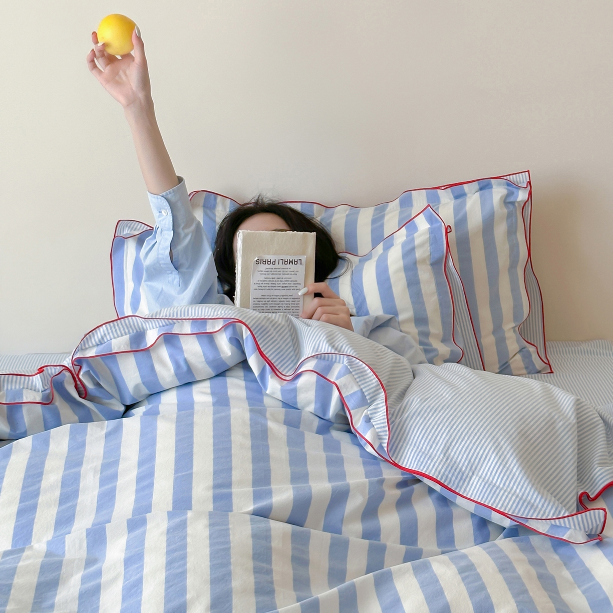 91家纺网 家纺一手货源 找家纺 （总）例外 2026新款60支色织全棉纯棉水洗棉四件套